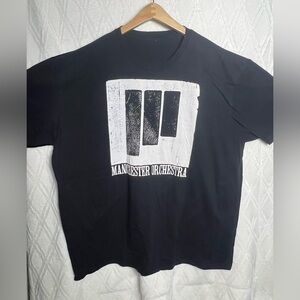 Manchester Orchestra Logo size XXL Black T Shirt Indie Rock Band Merch Tee